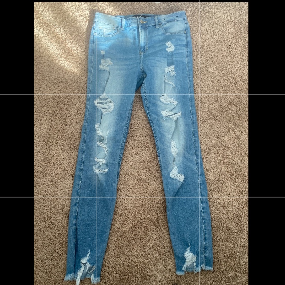 Hollister ripped jeans